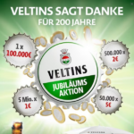 Sofortgewinne: Geld gewinnen mit der Gewinnspiel App von Veltins.